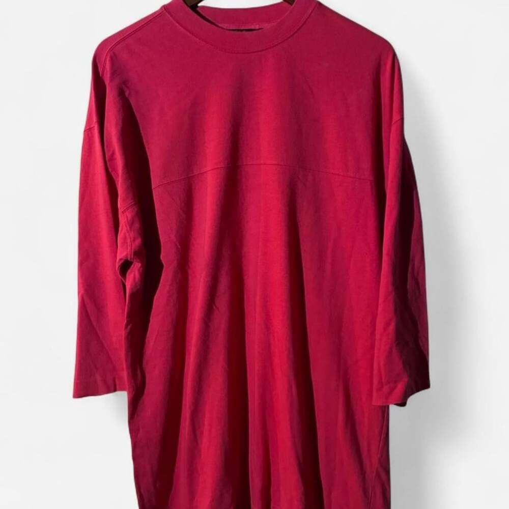 Vintage Eddie Bauer 3/4 Sleeve Oversized Football T Shirt